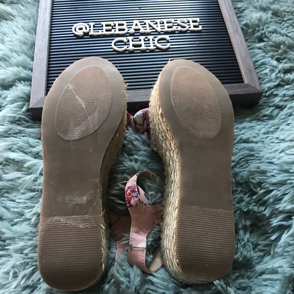 New Steve Madden Pink Platform Bow Espadrilles - Picture 4 of 4
